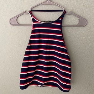 Neck high crop top!